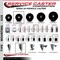 Service Caster 3-1/2'' Phenolic Swivel 1-7/8'' Expanding Stem Caster Set 2 Total Lock Brakes, 4PK SCC-EXTTL20S3514-PHR-2-S-2-178 - alternate 3
